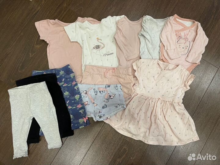 Одежда для девочки пакетом 0-6мес