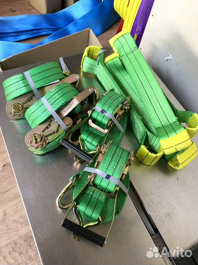 Комплект ремней и косточек для эвакуатора 3 м