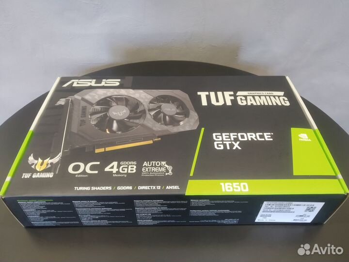 Видеокарта Asus TUF gaming geforce gtx 1650 4gb