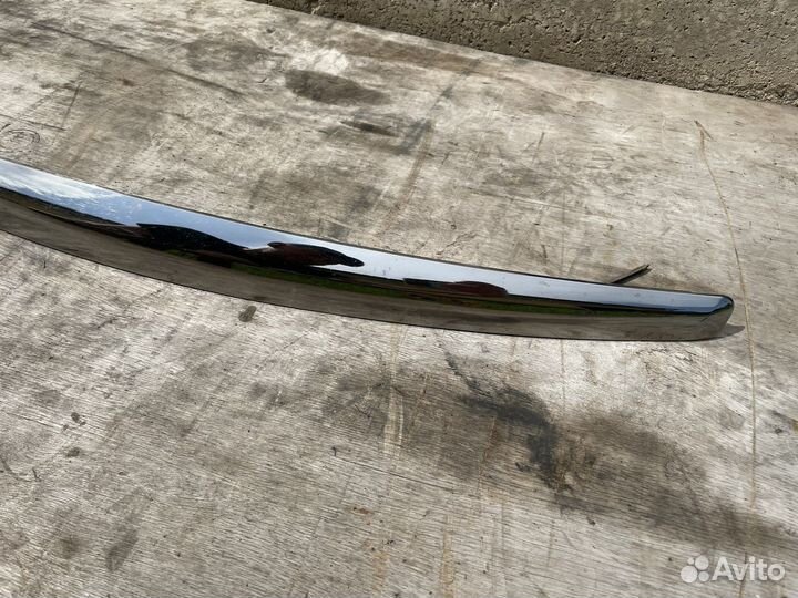 Nissan Almera G15 накладка капота хром сабля