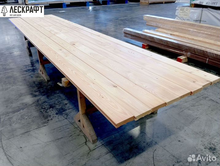 Доска пола 27*141*4000 мм сорт C лиственница