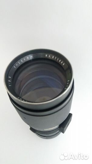Объектив Auto Mamiya/Sekor 200mm F3.5 резьба М42