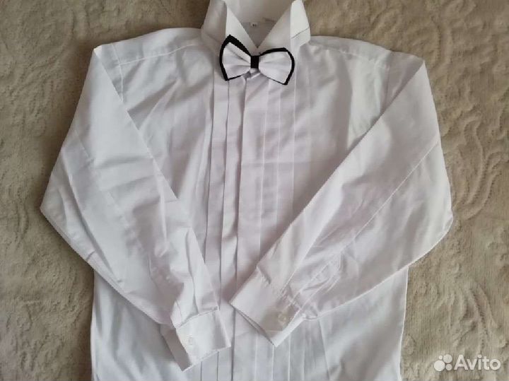 Рубашка(белая) с бабочкой