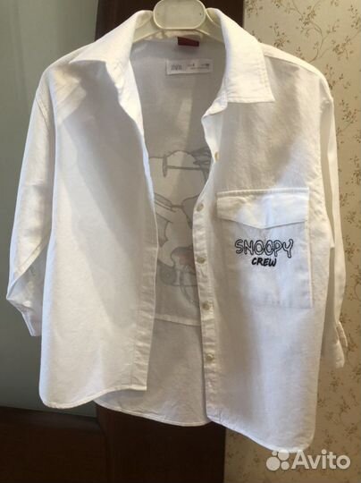 Рубашка zara для мальчика 116