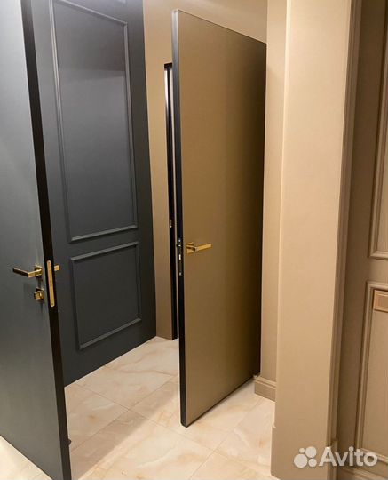 Скрытые межкомнатные двери под отделку