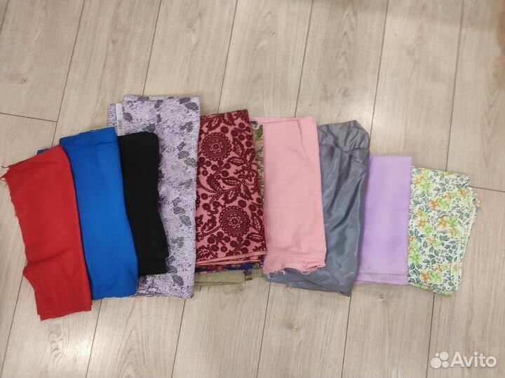 Ткань продаю (подкладочная, х/б, флис)