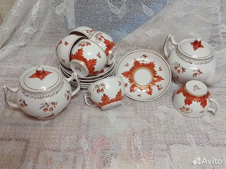 Чайный сервиз завод вербилки