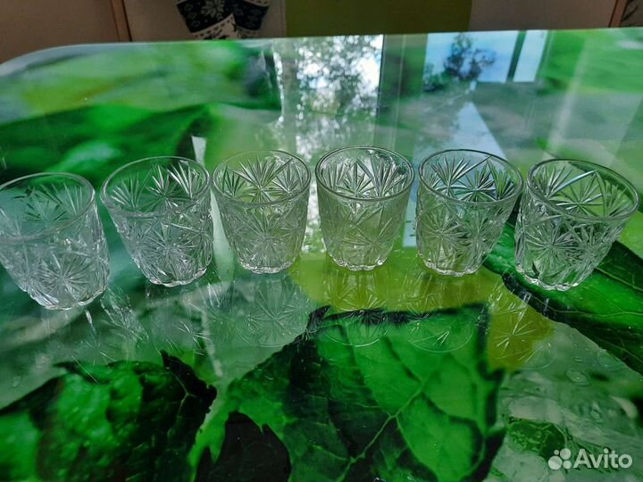 Стопки хрустальные