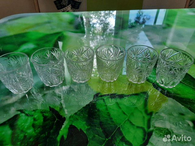 Стопки хрустальные