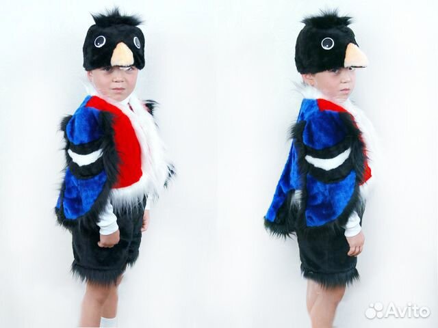 Костюм Мышки Волка Тигра Снегиря Синички Снеговик