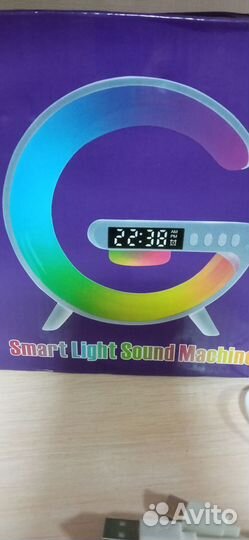 Блютуз колонка, станция зарядки, будильник