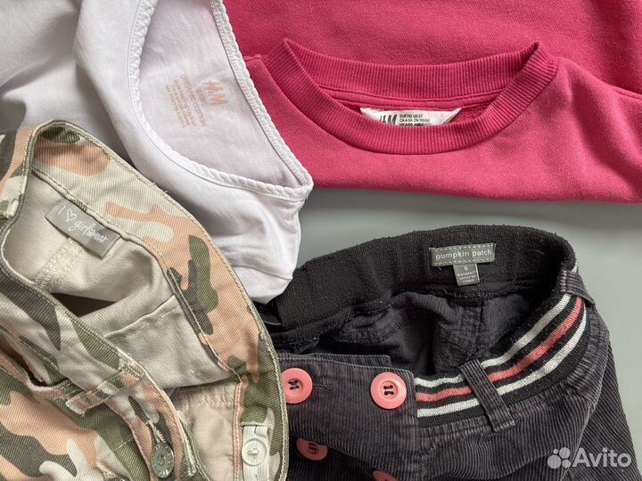 Вещи на девочку 110 116 H&M, mothercare