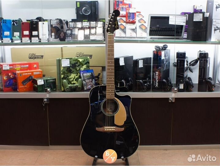 Электроакустическая гитара Fender Redondo Player J