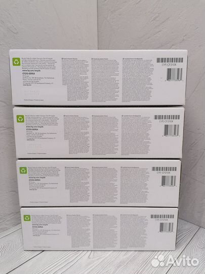 Картриджи оригинальные HP CF210X разные