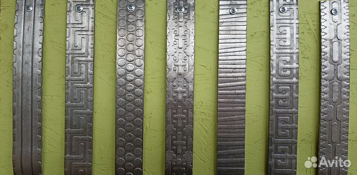 Декор полосы металла