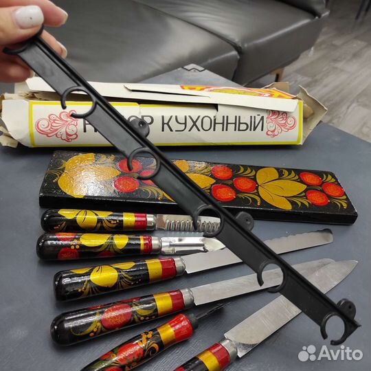 Набор приборов столовых хохлома 6 предм