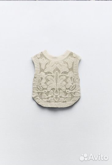 Вязаный топ Zara