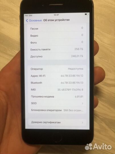 iPhone 8 plus 256gb