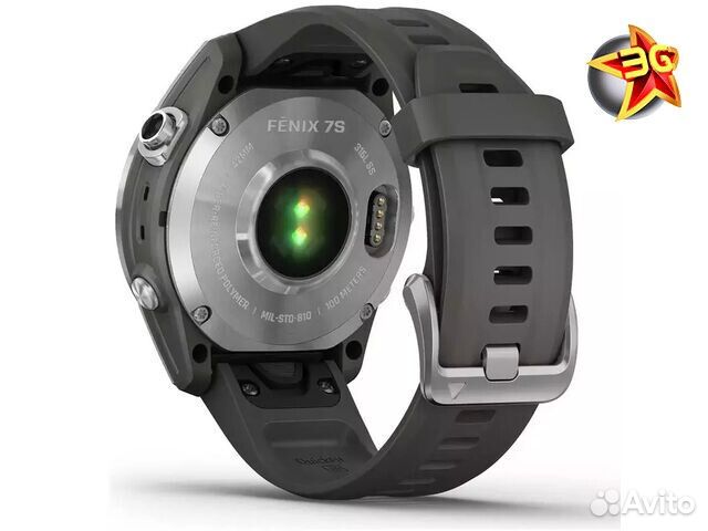 Часы Garmin Fenix 7S Silver Graphite 010-02539-01