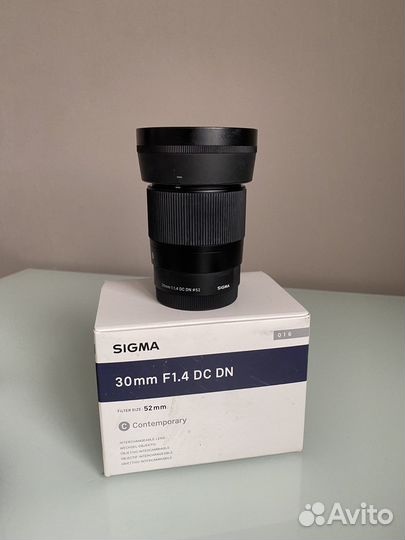 Объектив Sigma 30mm f/1.4 DC DN Contemporary Sony