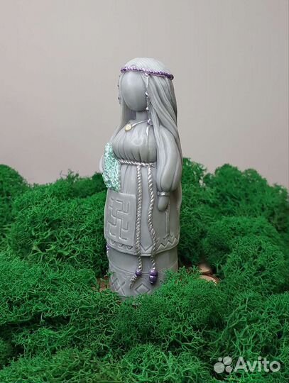 Свечи восковые ручной работы. Куколка Берегинюшка