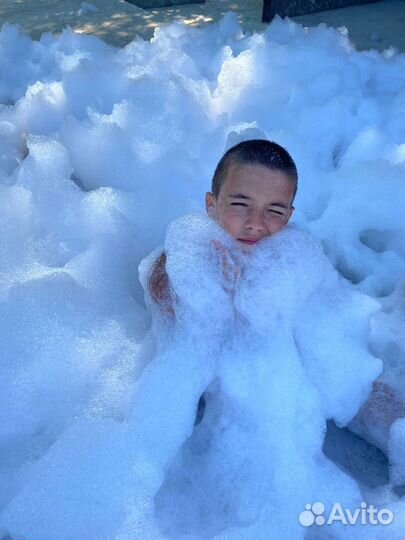 Надувной батут с горкой в аренду