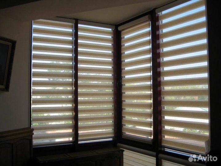 Рулонные шторы день ночь мамоново