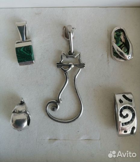 Подвески серебро 925 пробы