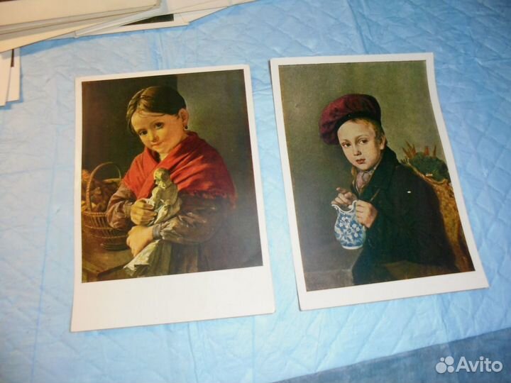 Портреты откр 1950-70 изд Изогиз+Сов худ мал тираж