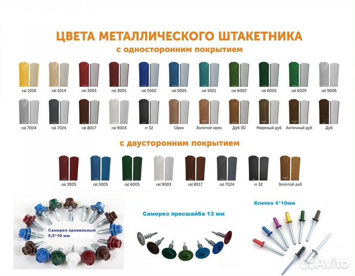 Евроштакетник от производителя