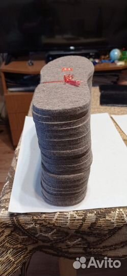 Стельки войлочные толстые7 мм, размер44, длина 27