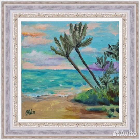 Картина маслом на холсте пейзаж