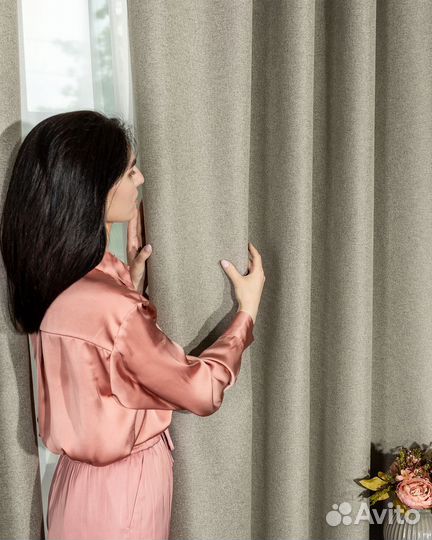 Шторы 100 блэкаут массимо циркон новые пошив