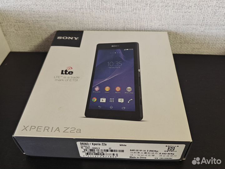Sony Xperia Z2a, 3/16 ГБ