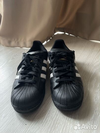 Adidas superstar черные 11 US