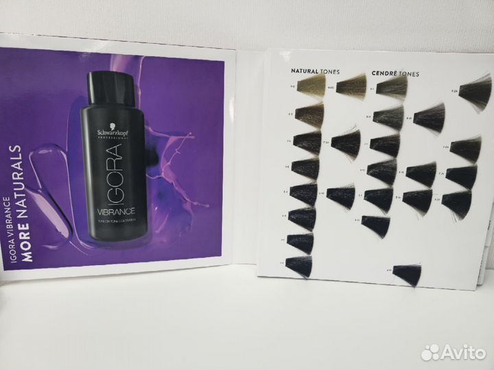 Палитра красок для волос