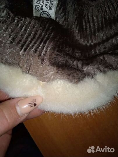 Берет норковый