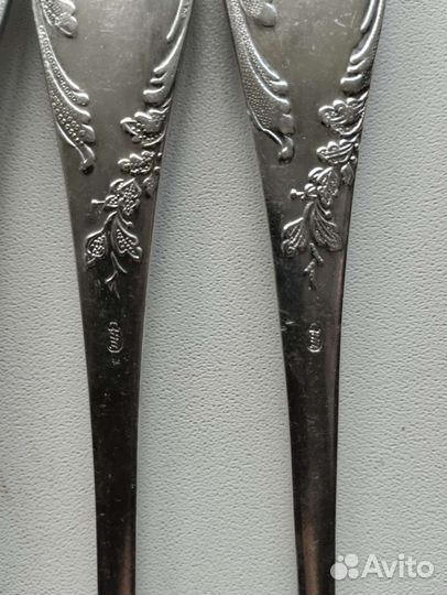 Вилки мельхиоровые. На доставке