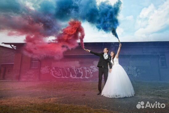 Цветной дым для фотосессий