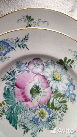 Чайные пары,тарелки,сахарницы