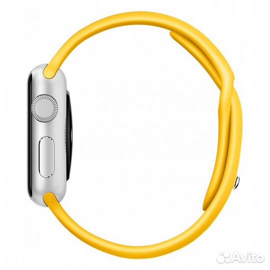 Спортивный ремешок Apple Watch 42-49mm желтый