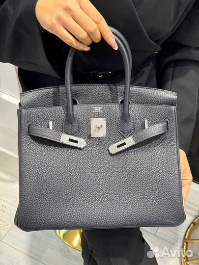 Сумка Hermes Birkin 30 с прожилками