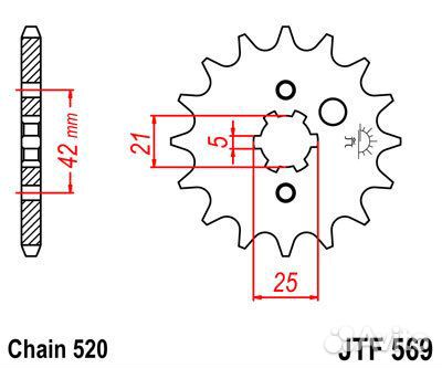 Звезда ведущая JTF569 14
