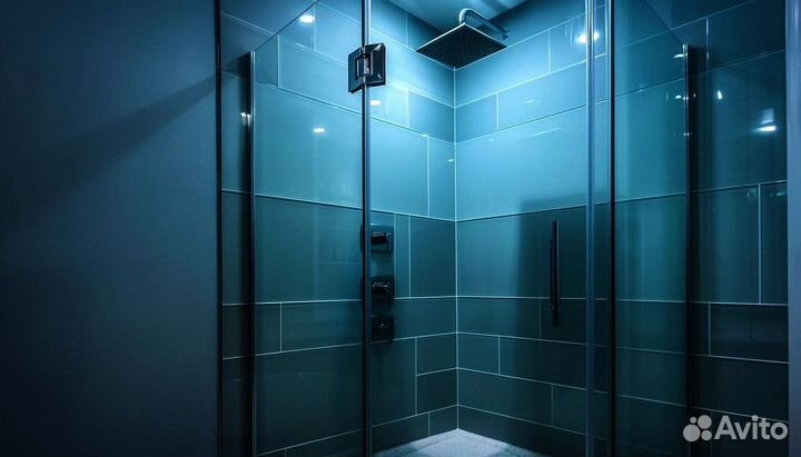 Стеклянная душевая кабина