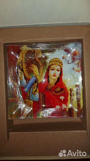 Набор блюдо и тарелки (Франция)