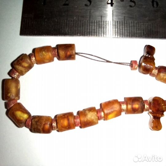 Янтарные чётки христианские