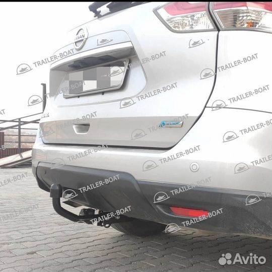 Фаркоп на Nissan X-Trail 2014-2022, рама и крюк шар 50 мм, 45482