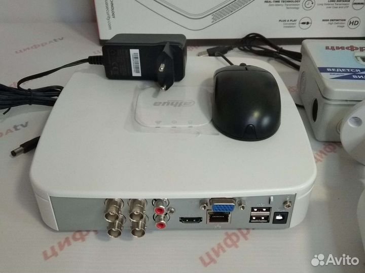 6 Камер IP видеонаблюдения с микрофоном Dahua