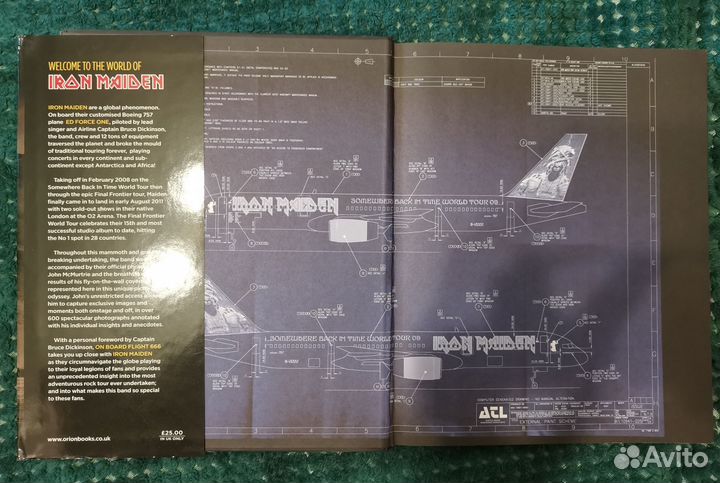 Iron Maiden On board Flight 666 Photobook