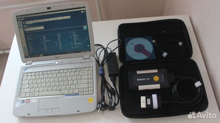 Комплект оборудования: AutoCom CDP+ 1 пл + ноутбук